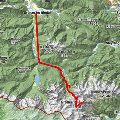 Großer Priel über Welser Hütte