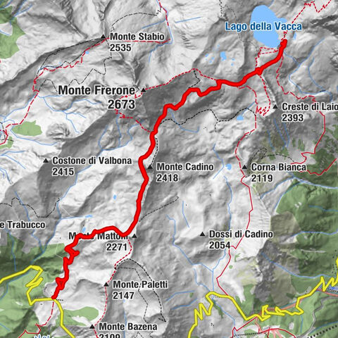 Breno, LAGO DELLA VACCA da BAZENA
