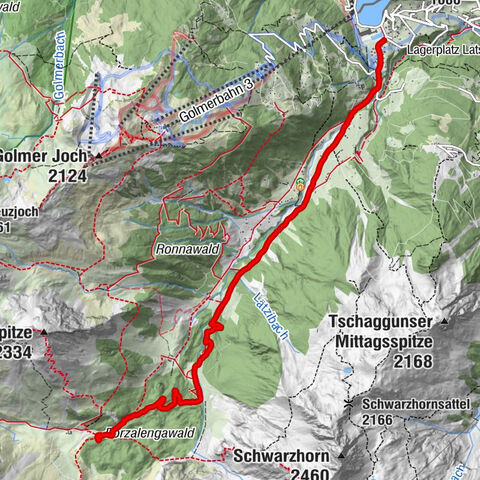 Tschagguns, Vorarlberg/Österreich