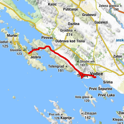 Vodice Terenski biciklizam