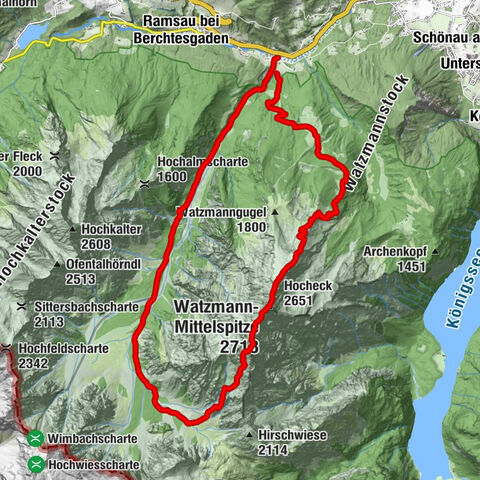 Watzmann Überquerung
