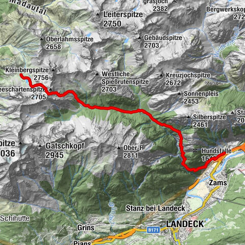 Tag 3 Memminger nach Zams