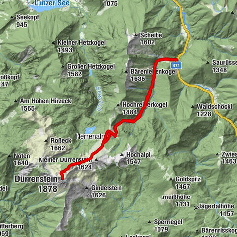 Dürrenstein über Herrnalm und retour