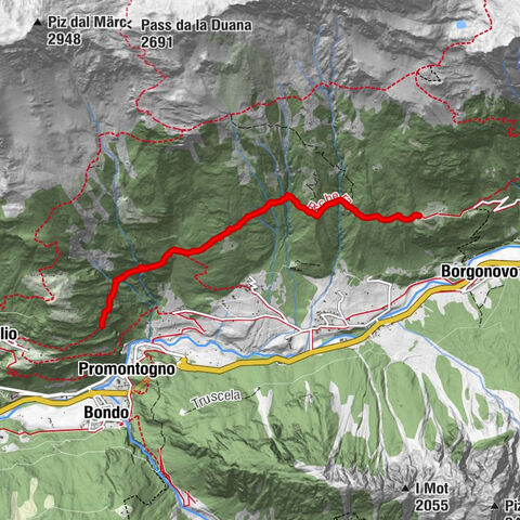 Bergell, Graubünden/Schweiz