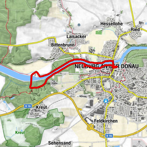 Neuburg an der Donau, Oberbayern/Deutschland
