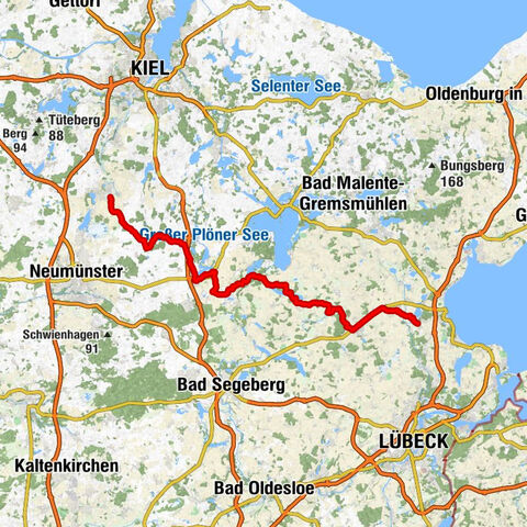 Von Timmendorferstrand nach Wattenbek