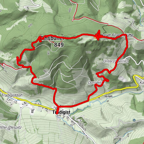 Tradigist, Spitzmauer, Geisbühel
