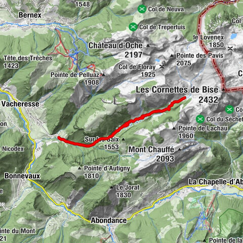 Vacheresse Ski de randonnée