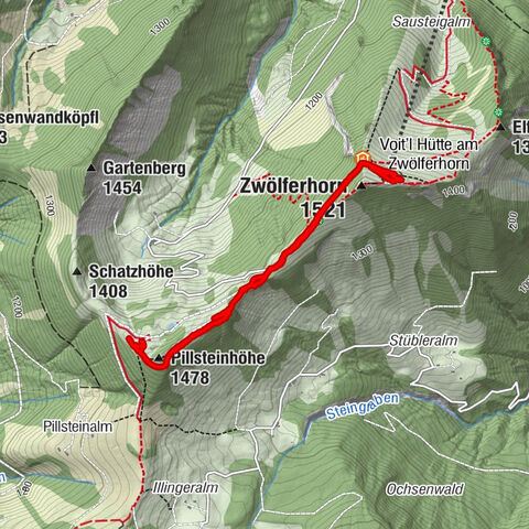 Zwölferhorn, Salzburg/Österreich
