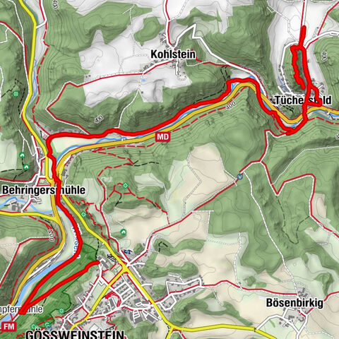 Tüchersfeld, Oberfranken/Deutschland