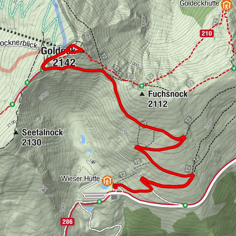 Winterwanderung Gipfel Goldeck