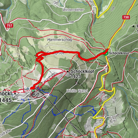 Schöckl ab Schöcklkreuz mit Johanna und Mathias