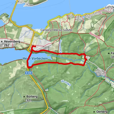 Möhnesee, Regierungsbezirk Arnsberg/Deutschland