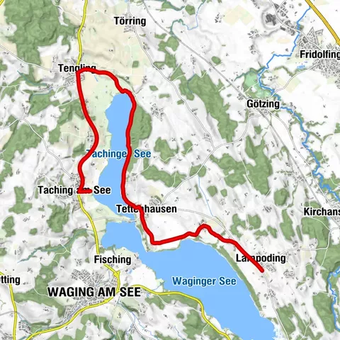 Waging am See, Oberbayern/Deutschland
