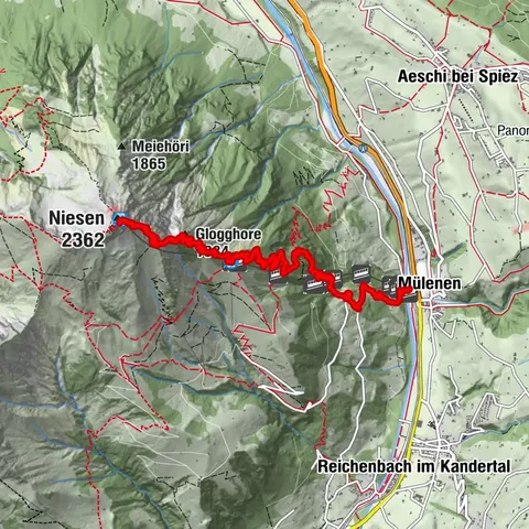 Mülenen, Bern/Schweiz