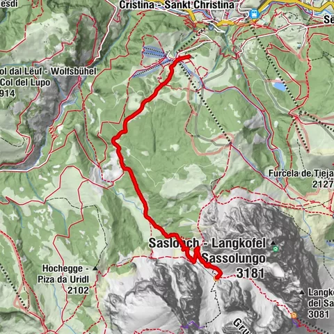 St. Christina in Gröden, Trentino-Südtirol/Italien