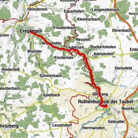 Creglingen, Regierungsbezirk Stuttgart/Deutschland