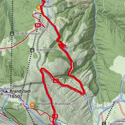 Brandstadl Mittelstation - Tanzbodenalm