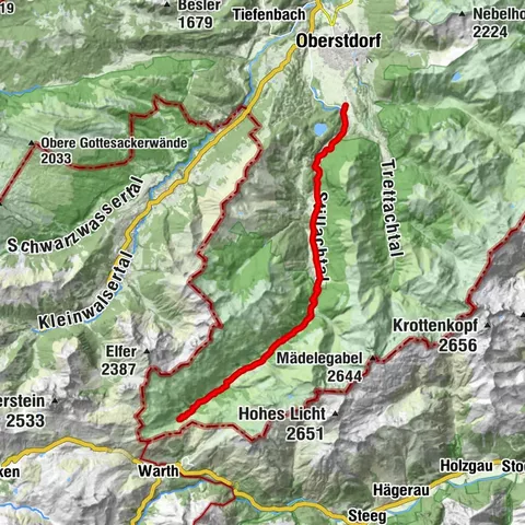 Oberstdorf, Bayern/Deutschland