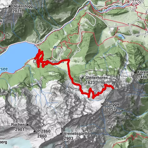 Ufs Wahrzeichä vo Glarus: Vom Klöntalersee uf dä Vorder Glärnisch ⛰️🙏🏼🌤️⛓️🪨🥾💫