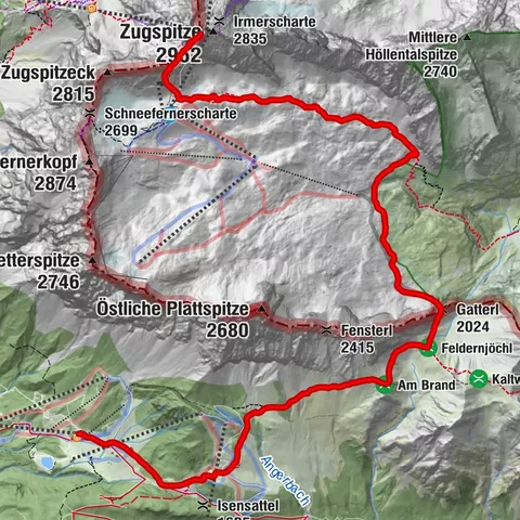 Zugspitze, Bayern/Deutschland