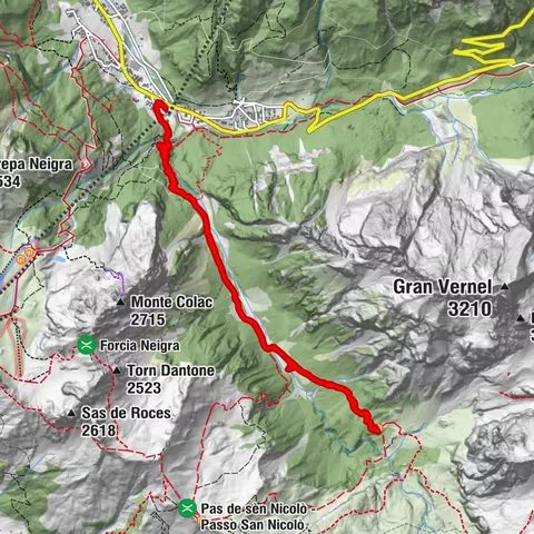 Alba, Val Contrin, Rifugio Contrin