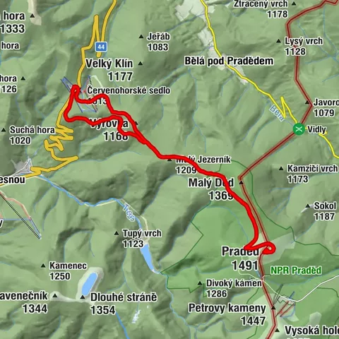 Loučná nad Desnou, okres Šumperk/Czechia