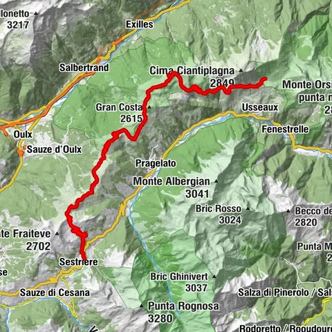 Usseaux, Piemont/Italien