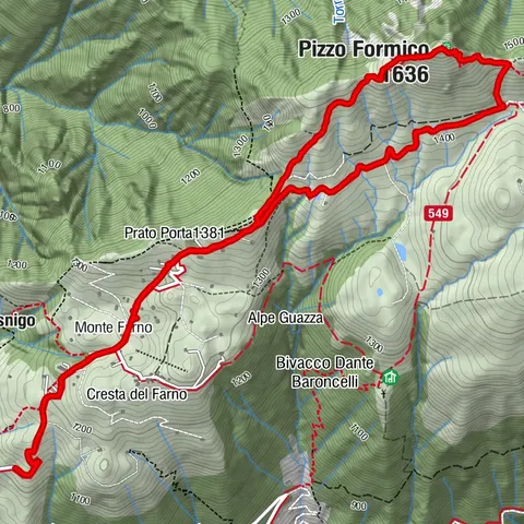 Pizzo Formico da Rif. Monte Farno