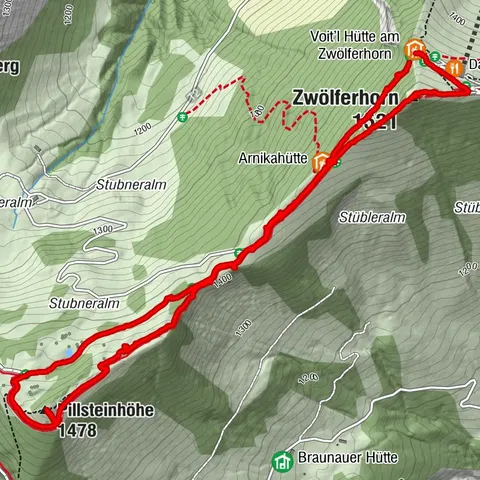 Zwölferhorn, Salzburg/Österreich