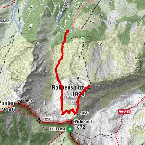 Rohnenspitze, Tirol/Österreich