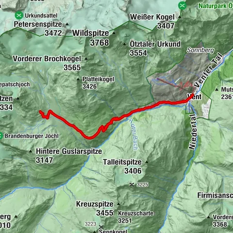 Vent zur Vernagthütte