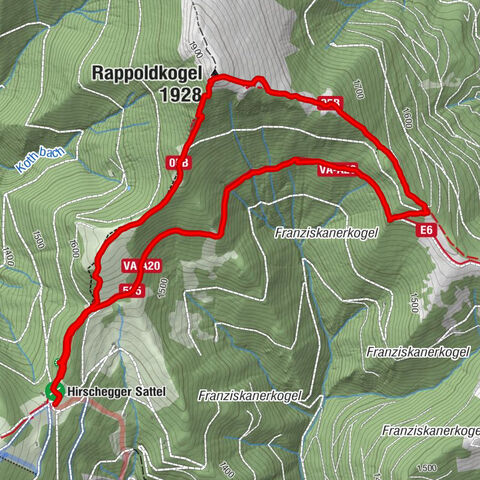 Hirschegg-Pack Wandern