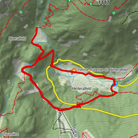 Farm-inn hike Hinteralfeld "In the Alfeld cirque"