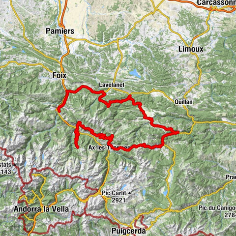 The Ariégeoise XXL - cyclosport circuit no. 6