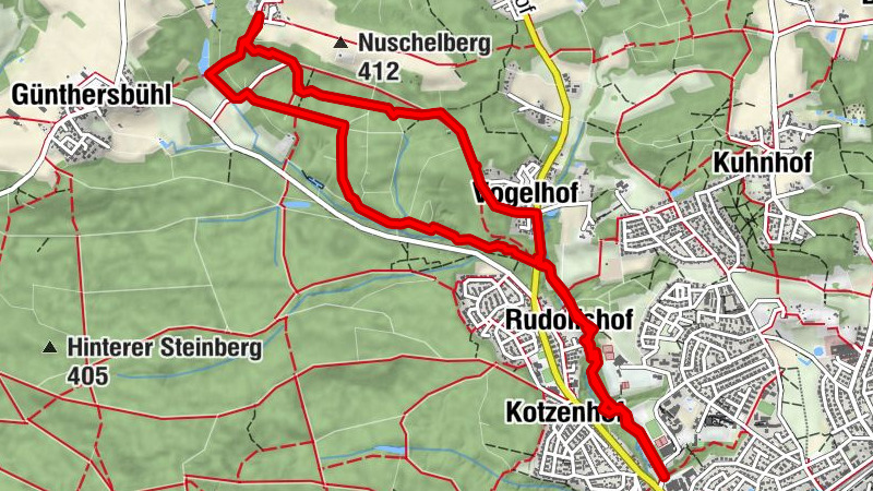 Rundwanderung - Lauf an der Pegnitz