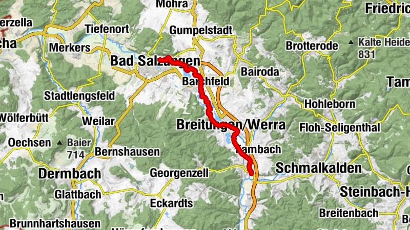 Werra Water Hiking 3: Wernshausen - Bad Salzungen