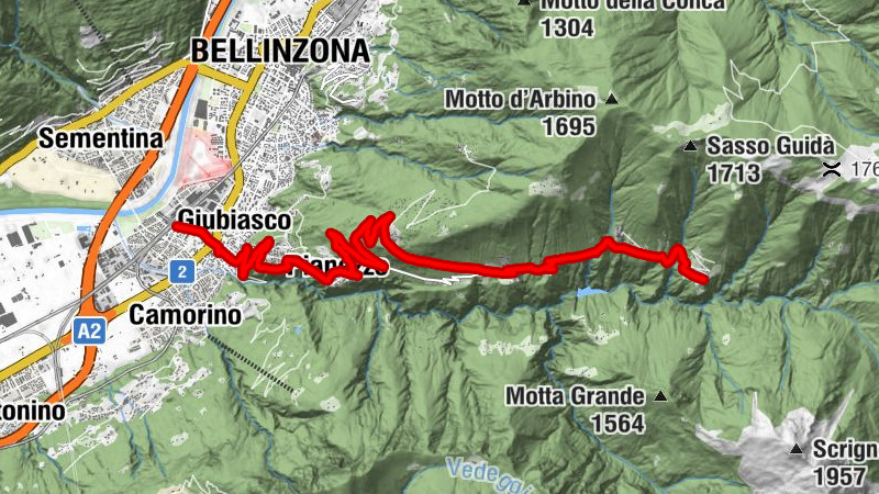 Valle Morobbia e-bike route