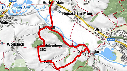 Wanderung bei Horb a. Main