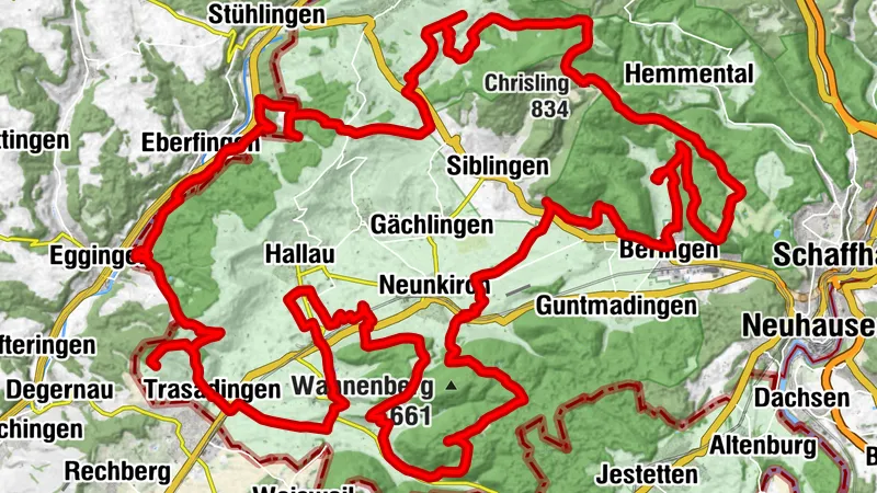 Multi-day trail ride Klettgau