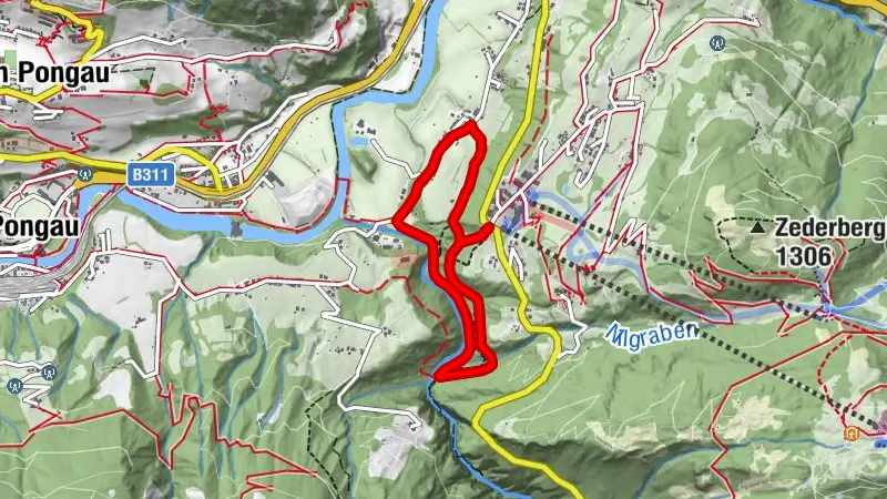 Trailrunning Alpendorf - small route