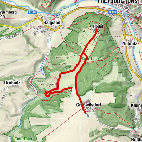 Tote Täler, Naumburg (Saale), Deutschland