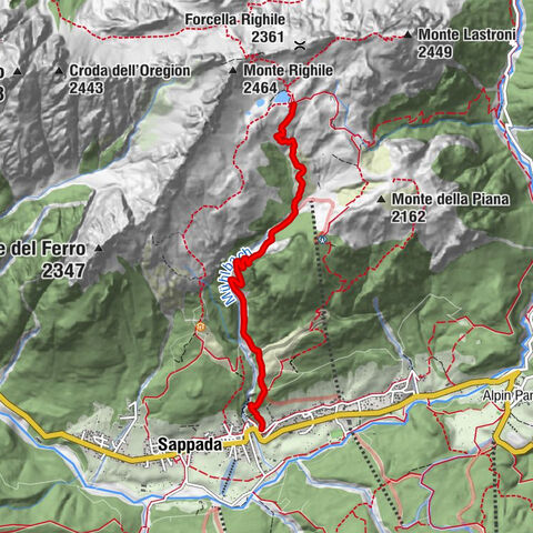 25 OLBE LAKES via the ski slope and path 135 - Sappada