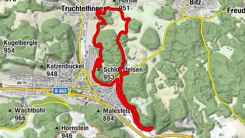 MTB tour ALB-GOLD Wadenbeißer in Albstadt