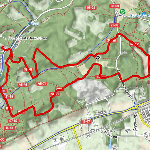 Buitenplaats Beekhuizen bergjesroute