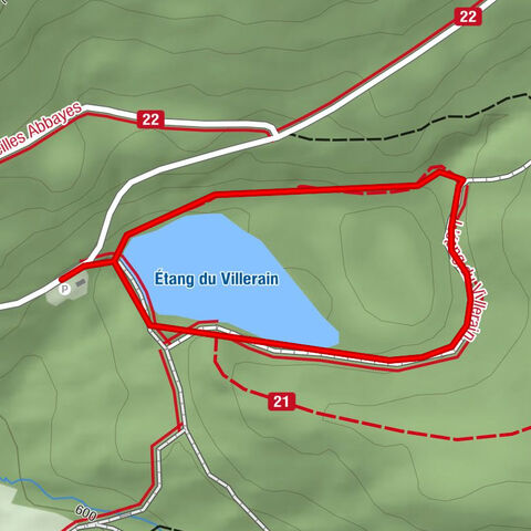 Hiking - Villerain pond