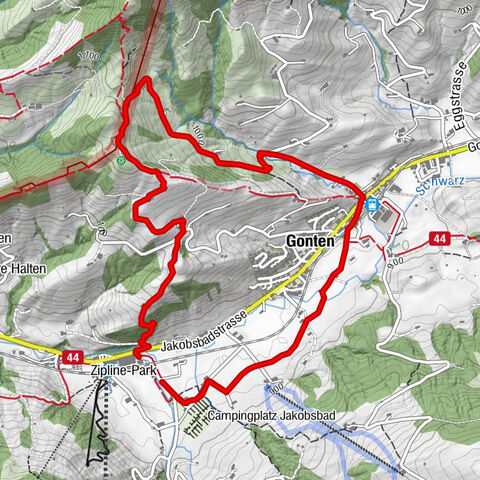 Jakobsbad - Ochsenhöhe - Jakobsbad