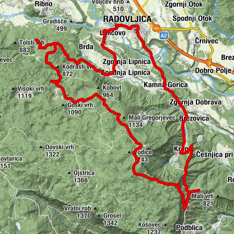 Forests and Views of Jelovica High-plateau