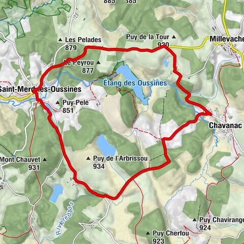Leisure bike route: in the heart of the Millevaches plateau