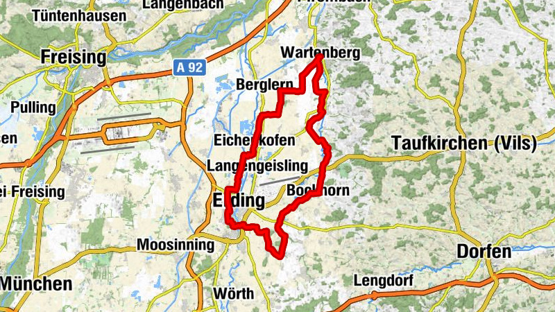 Radtour nach Wartenberg